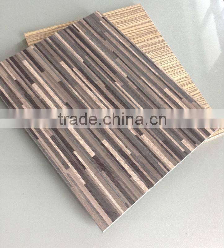 uv high gloss door panel in wood grain