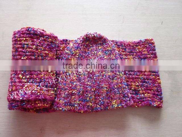 winter beanie and scarf