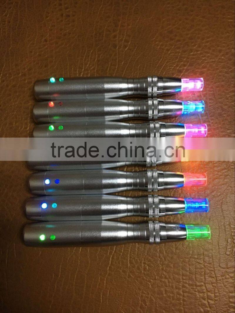 promotional pen with led light electric derma needle pen