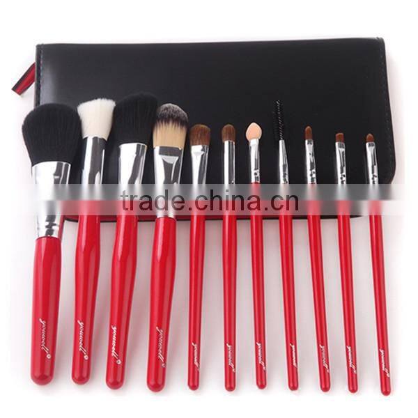 11pcs Complete Makeup Set Synthetic Cosmetic Brush
