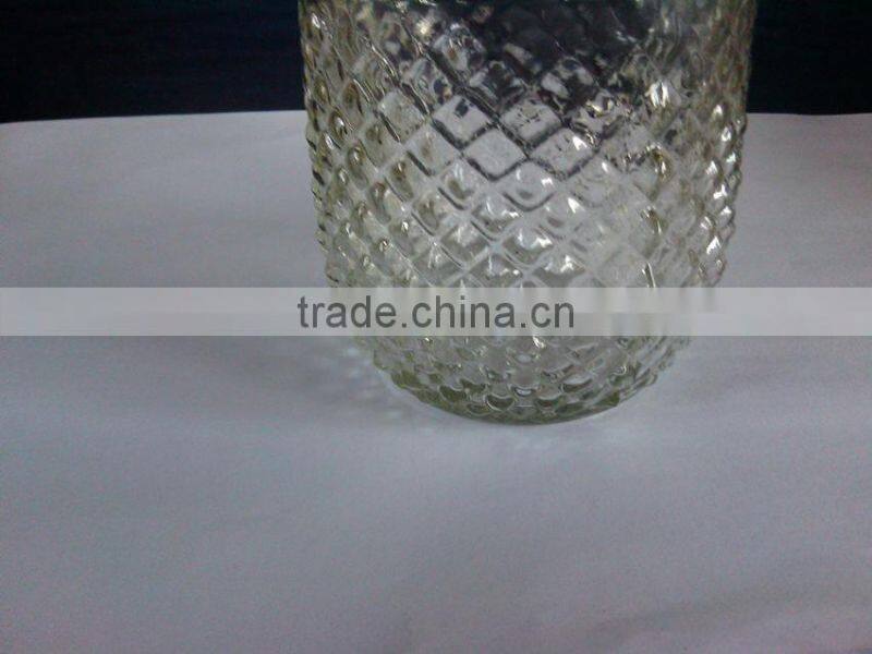 365ml pineapple shape glass cup