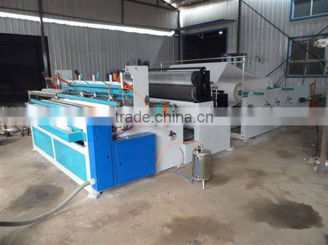 Motor operation HS-1575 Full automatic perforated toilet paper rewinding machine