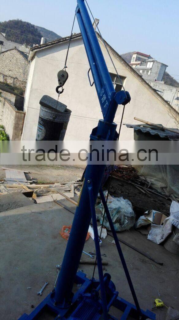high quality small lift crane and small construction jib crane