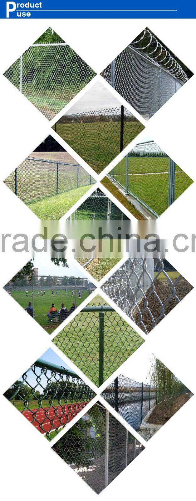 Renewable Sources supplier hot dipped galvanized chain link fence