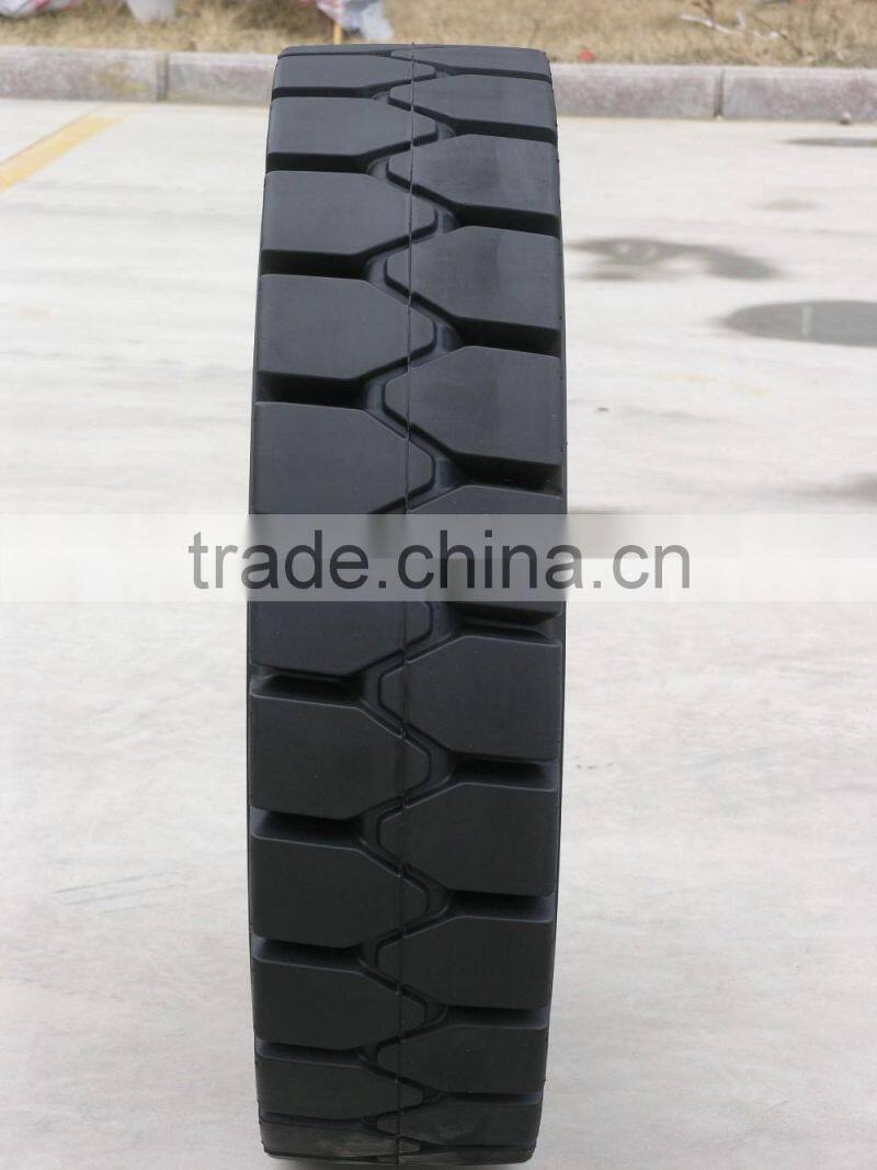 hot sale high quality stacker crane 23x10-12 solid tyres non marking tyres with cheap price