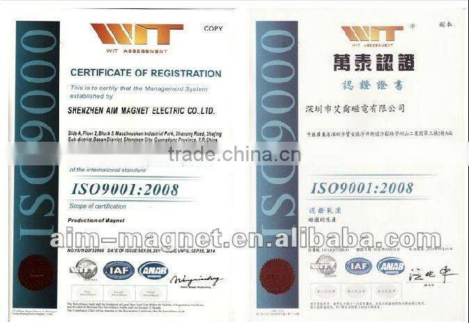 Strong neodymium ac permanent magnet synchronous motor