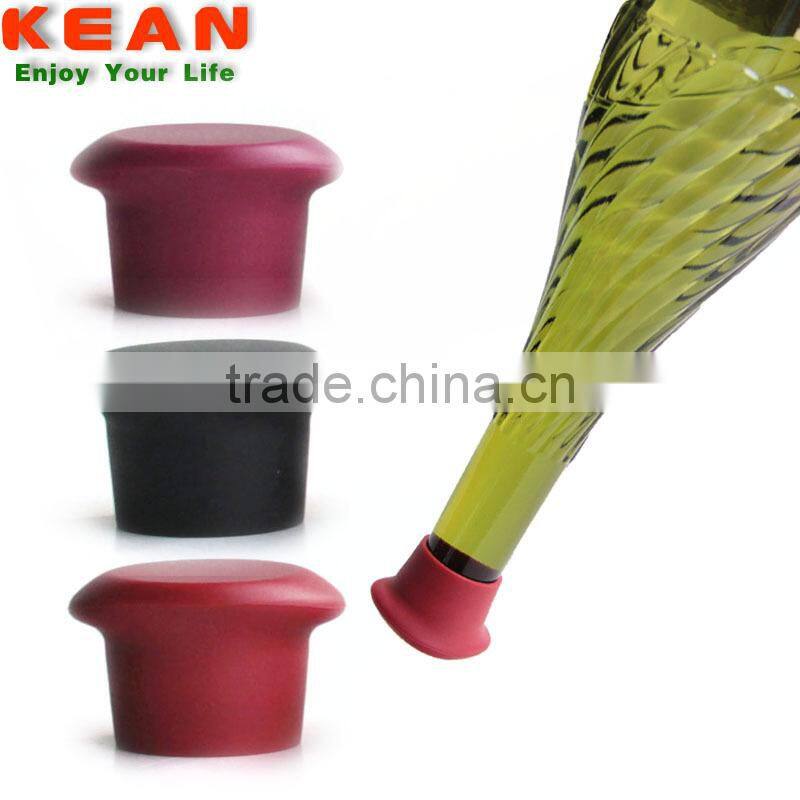 Food Grade Silicone Glass Bottle With Rubber Stopper