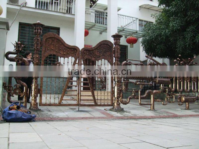 metal wall art wrought iron electrical fitting