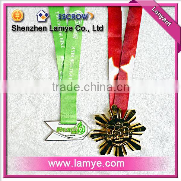 Azo Free ribbon pins medal