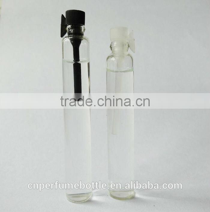 finger-sized tester glass bottle with plug perfume sample bottle