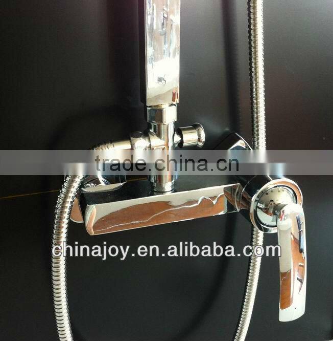 luxury square bath and shower faucet