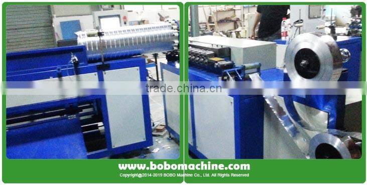 Flexible aluminum conduit forming machine