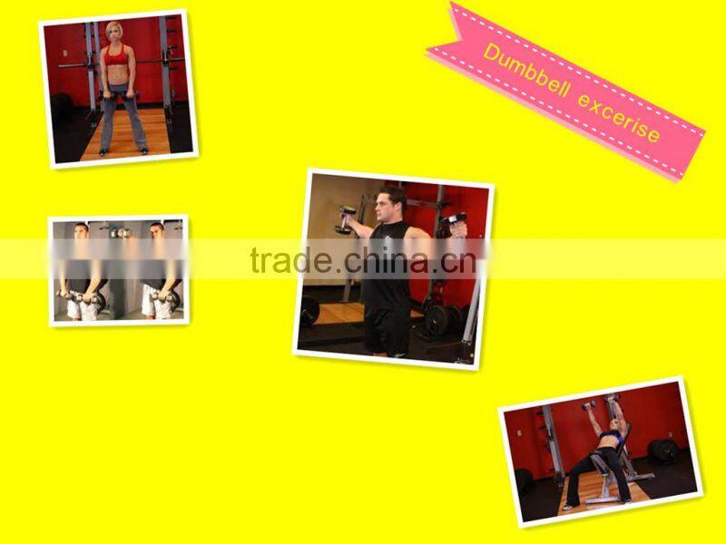 Custom iron dumbbell for house using