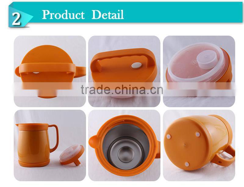 Double wall durable color coating food container(CSUV-P)
