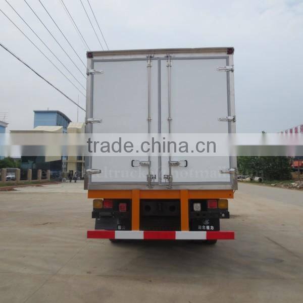 170 hp 4*2 DONGFENG Insulated Truck 10 ton