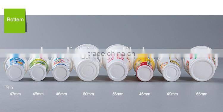 White Color 130ml Plastic Cups made of PP