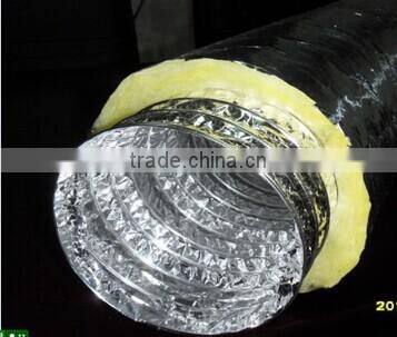 Ventilation 4'5'6'8'10'12 aluminum duct with 2 clamps/air conditional aluminum ducting/ventilation duct