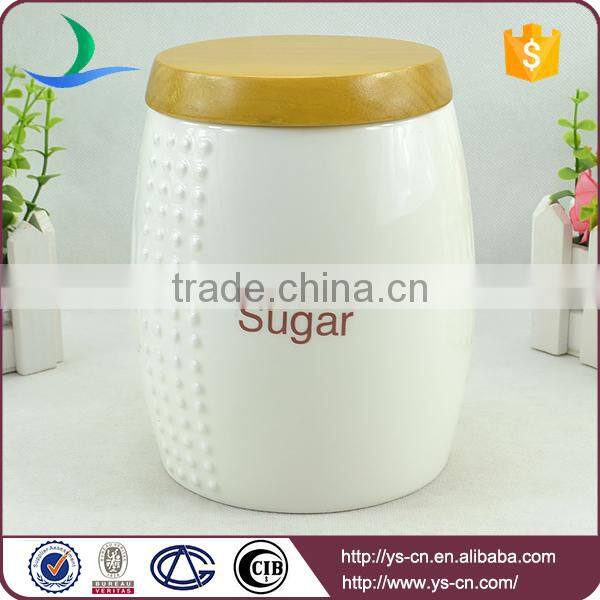 Factory Wholesale Ceramic jar ,Ceramic Sugar Tea Canister