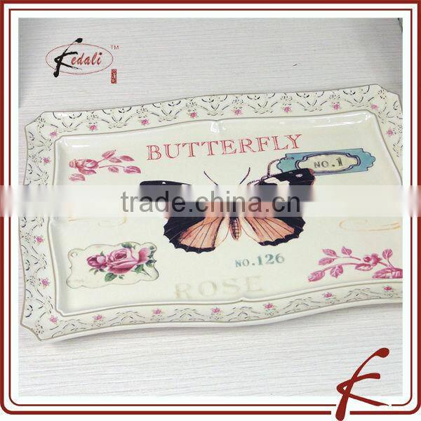 Hot Style White Porcelain Ceramic Serving Dish Dinner Set