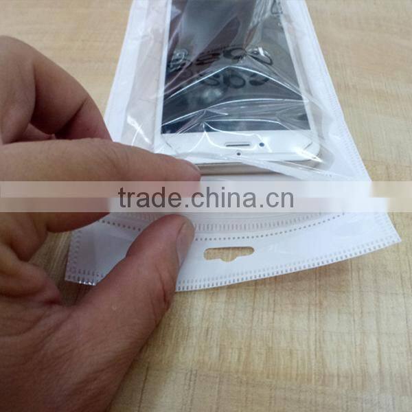 Transparent white pearl film OPP bags packing,plastic packaging bag