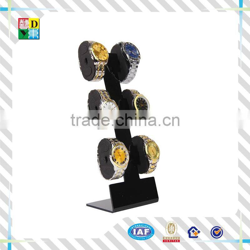 2015 newest design acrylic watch display stand custom acrylic display stand for watch PMMA material acrylic watch show stand
