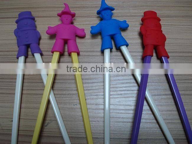 high quality clown -shaped silicone chopsticks holder