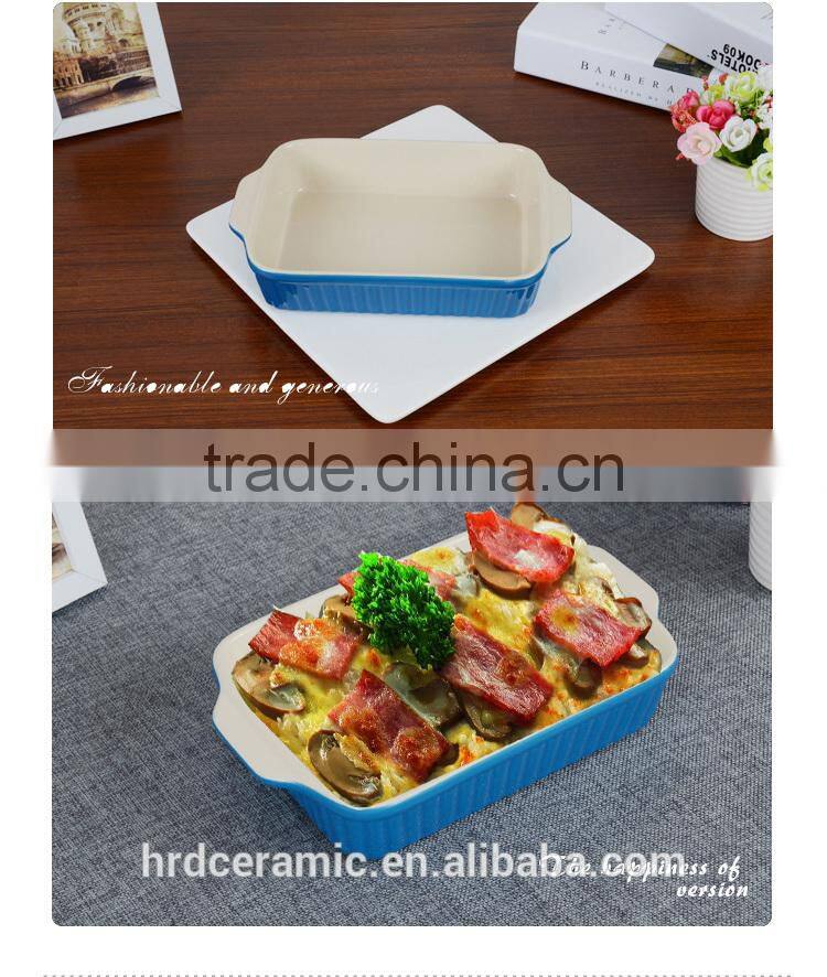 Wholesale stock ceramic square plate, custom cheap printed ceramic plate