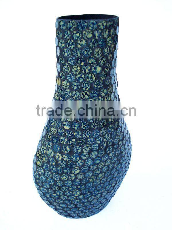 Glass Mosaic Flower Vases