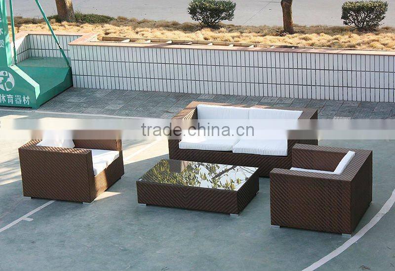 rattan furniture outdoor aluminum sofa set