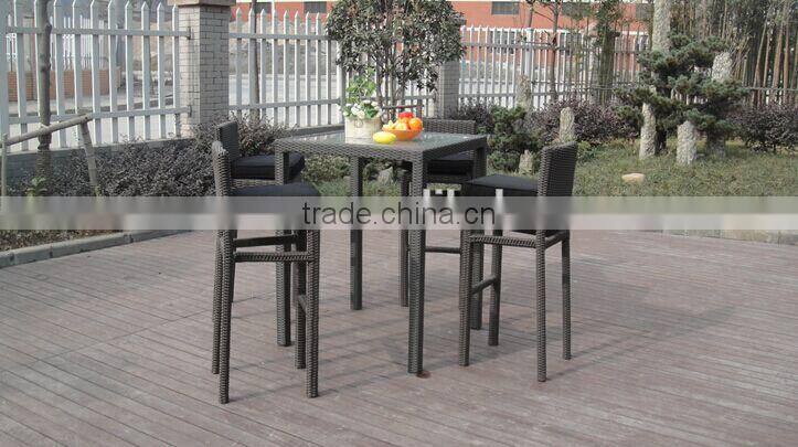 Club Pub Furniture Aluminium Rattan Bar Stool, Bar Stool Chair, Bar Stool High Chair