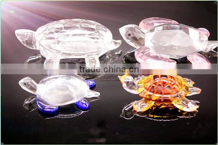 Best-selling white glass turtle figurine gift special islamic glass gift/good indian wedding gift