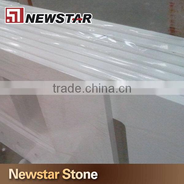US standard Engineered stone polished pure white quartz stone
