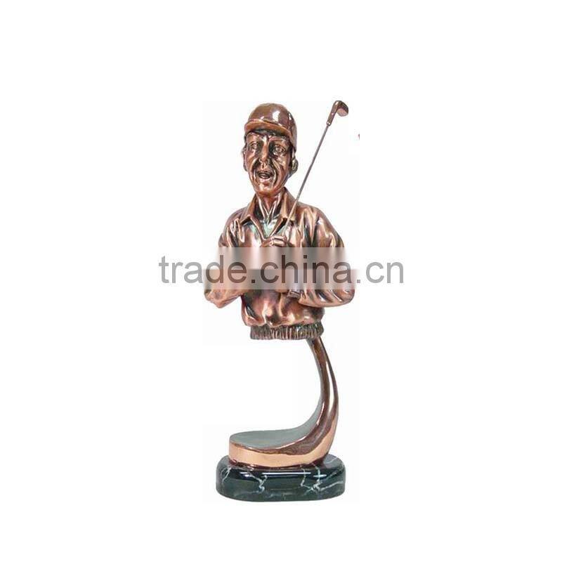 souvenir skiing trophy figurine