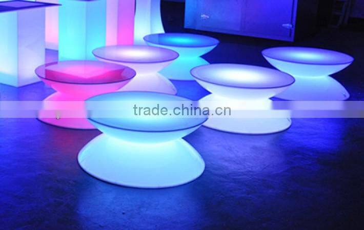 LED Lighted bar table/LED rental furniture/illuminous bar table