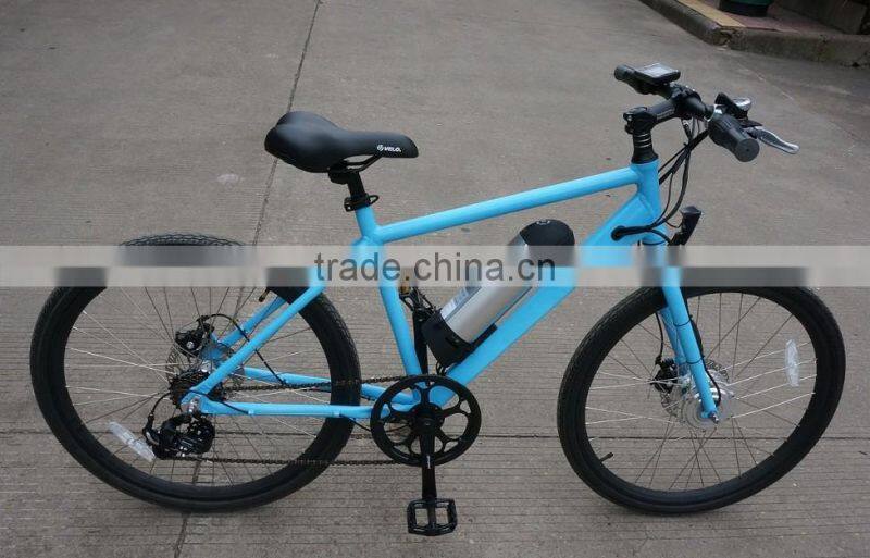 26 inch front wheel motor electric road bike e bicycle with bottel battery
