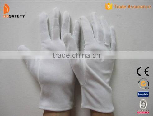 DDSAFETY 2017 White Cotton Anti Static Gloves