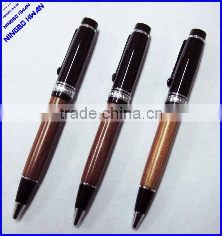 2 color twist high quality popular wood pens