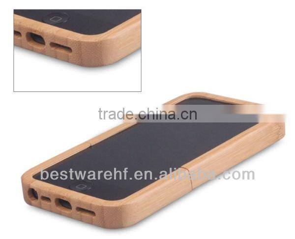 Natural Bamboo case for iphone 5s,for iphone 5 wood case