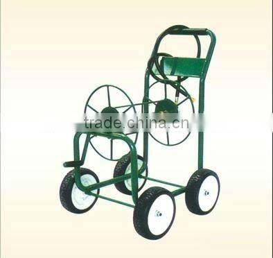 metal four wheel garden hose reel cart TC4701