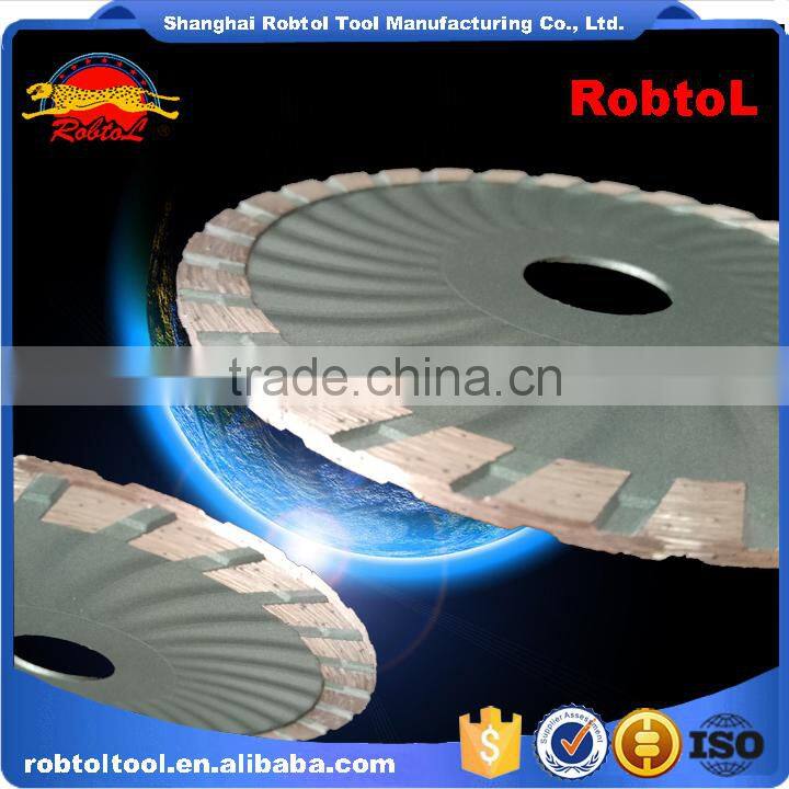 4" 105mm Turbo Rim Wave Diamond Saw Blade Angle Grinder Circular Cutting Disc Disk Wheel Universal Stone Brick Block Concrete