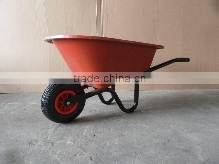 big volume garden tool usage one wheel plastic wheelbarrow for wholesaler