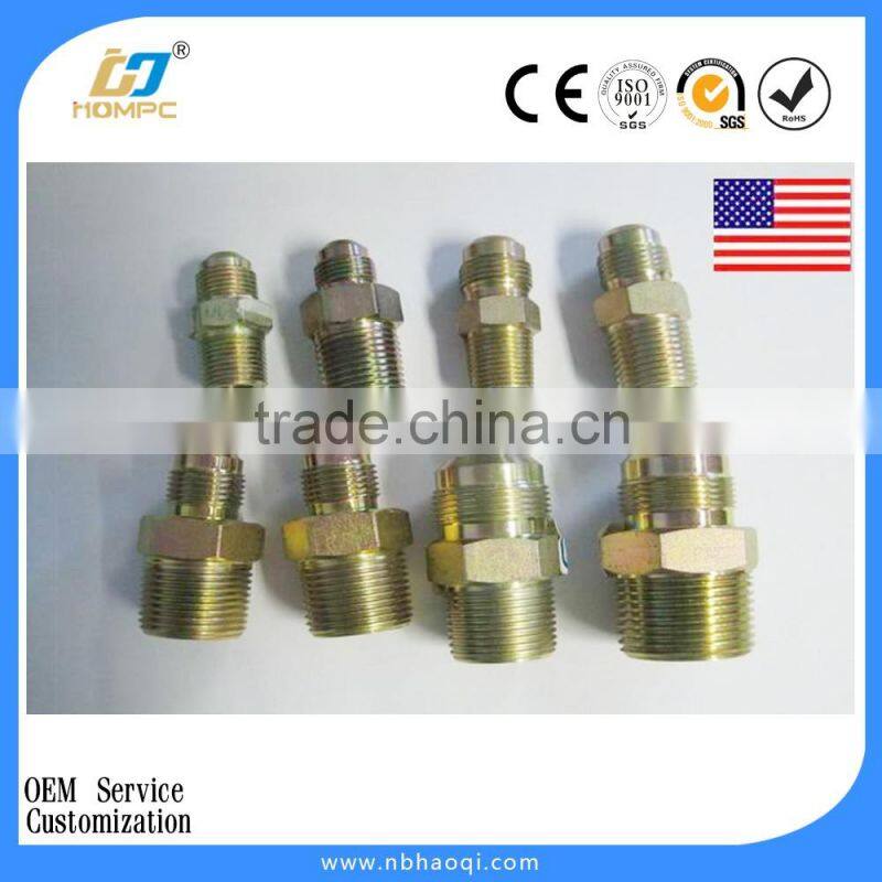 Brass hex nipple tube fitting male nipple/copper fitting