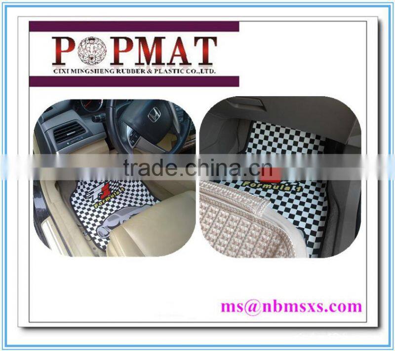 Hello kitty pretty cartoon popular pvc car mats