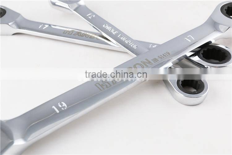 Double Head Ratchet Wrench
