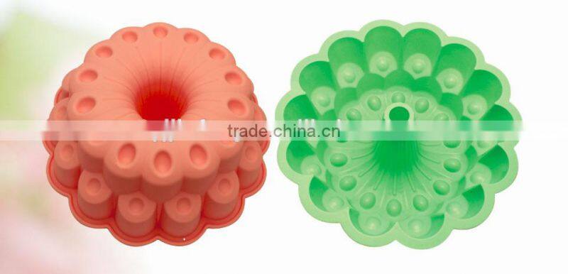 2014 new design Silicone bakeware in cake tools Cake baking moulds
