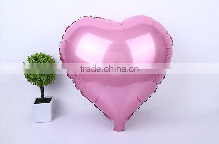 Metallic Heart shape helium Inflatable Foil Balloons party Decoration Foil Balloons wholesale