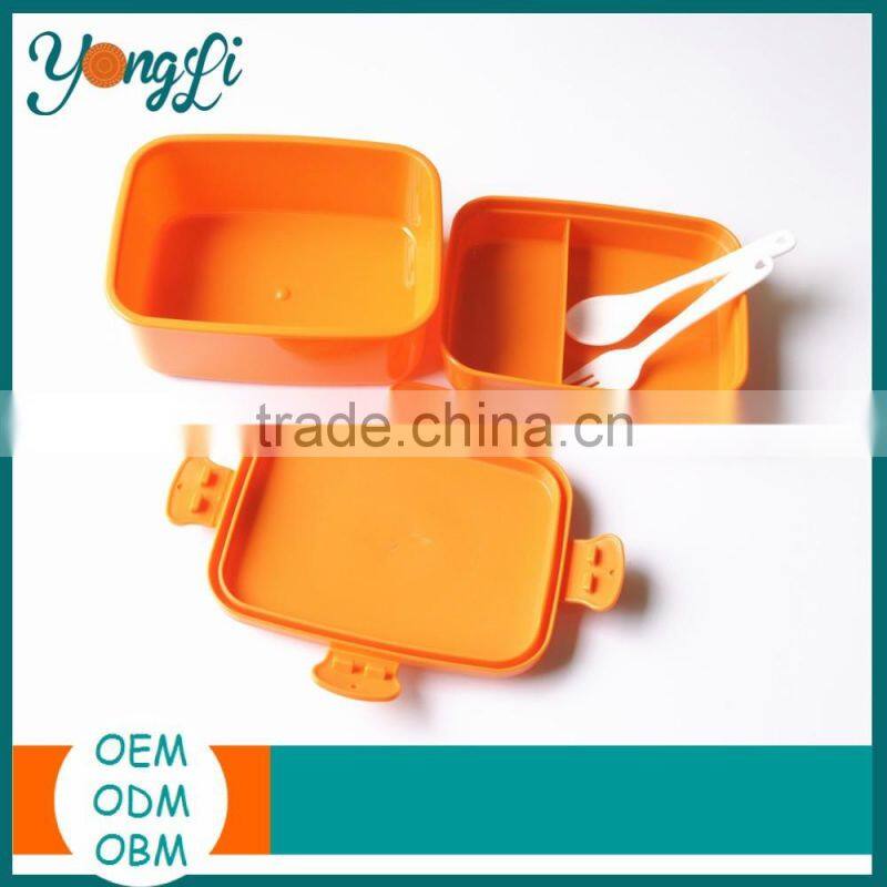 China Factory Wholesale Double PP Lunch Box Bento Box