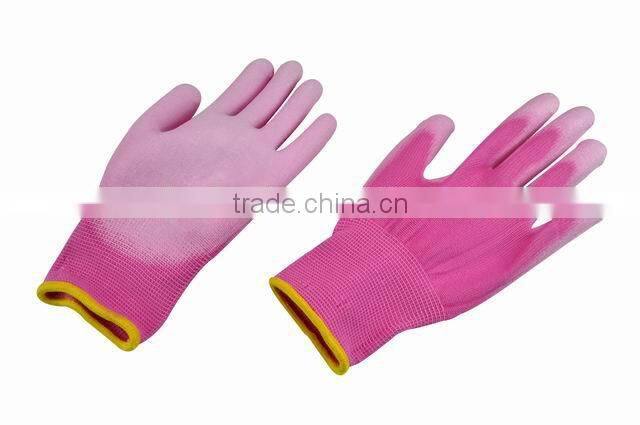 Colored pu glove