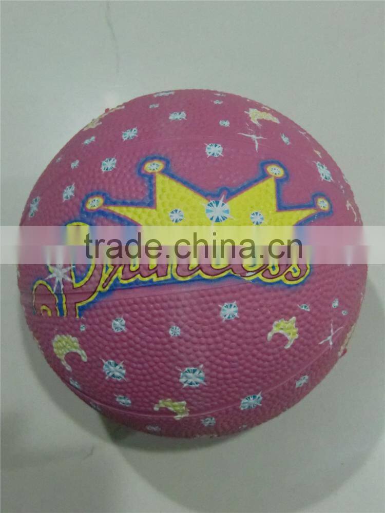 Colorful Rubber Basketball