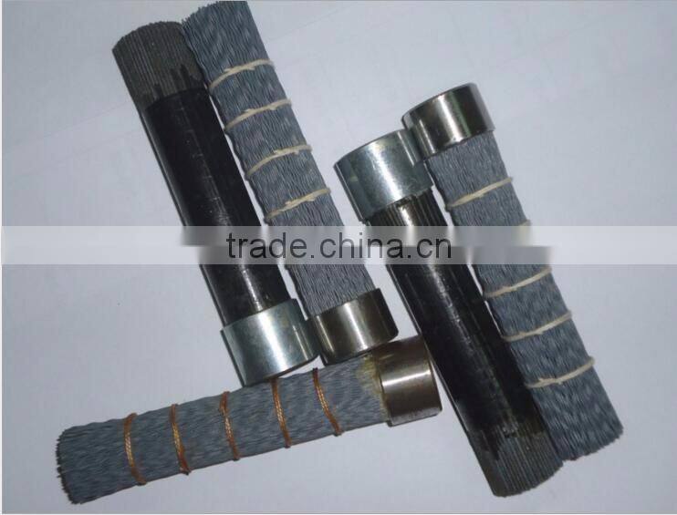 Polysilicon brush abrasive filament for solar plate brush